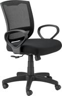 eurotech seating mt3000 blk fabric chair logo