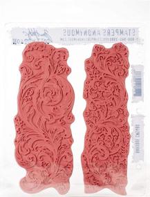 img 1 attached to 🖌️ Stampers Anon CLING RBBR STAMP SET BAROQUE by Tim Holtz: Enhance Your Craft Projects