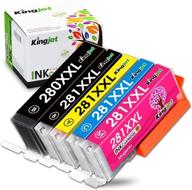 🖨️ kingjet 280 281 pgi-280xxl cli-281xxl ink cartridge replacement for canon pixma tr8520 tr7520 ts6120 ts6220 ts6320 ts8120 ts8220 ts9120 printer, 5 pack logo