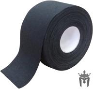 🏋️ meister premium athletic trainer's tape - 15 yards x 1.5 inches - black (50% longer) - sports and medical uses - 1 roll логотип