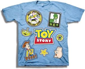 img 4 attached to 👕 Buzz Lightyear and Sheriff Woody Tee - Disney Toy Story Classic Shirt - Toy Story T-Shirt