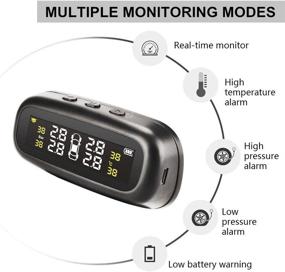 img 2 attached to Улучшите безопасность автомобиля с системой мониторинга давления в шинах Jansite.