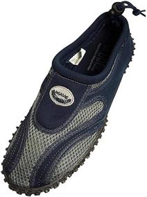 img 1 attached to Wave Mens Aqua 1185M Black: Durable Water Shoes for Men - Ideal for Water Sports and Outdoor Activities