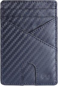 img 4 attached to 🌉 Authentic Handcrafted Brooklyn Bridge Men's Wallets, Card Cases & Money Organizers for Optimal Protection