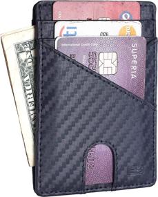 img 1 attached to 🌉 Authentic Handcrafted Brooklyn Bridge Men's Wallets, Card Cases & Money Organizers for Optimal Protection