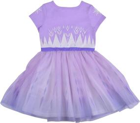 img 2 attached to 👗 Stunning Disney Frozen II Elsa Dress for Girls: A Magical Wardrobe Addition!