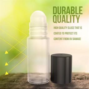 img 1 attached to 🍃 Essential Oil Roller Bottles with Plastic Pipette