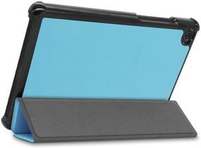 img 2 attached to 💙 Gylint Lenovo Tab M8 TB-8505F Case - Slim Lightweight Smart Trifold Stand Cover for Lenovo Tab M8 HD/FHD TTB-8705F/Tablet - Baby Blue