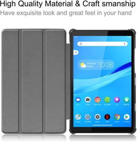 img 3 attached to 💙 Gylint Lenovo Tab M8 TB-8505F Case - Slim Lightweight Smart Trifold Stand Cover for Lenovo Tab M8 HD/FHD TTB-8705F/Tablet - Baby Blue