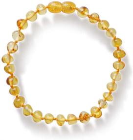 img 3 attached to Premium Meraki Adult Baltic Amber Bracelet: Polished Baroque & Certified 7-Inch Genuine Honey Baltic Amber Bracelet