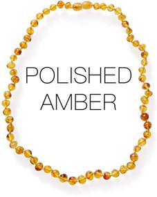 img 4 attached to Premium Meraki Adult Baltic Amber Bracelet: Polished Baroque & Certified 7-Inch Genuine Honey Baltic Amber Bracelet