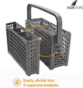 img 2 attached to 🧺 Premium Universal Dishwasher Silverware Replacement Basket - Compatible with Top Brands Bosch, Maytag, Kenmore, Whirlpool, KitchenAid, LG, Samsung, Frigidaire, GE