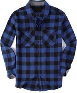 👔 flannel sleeve regular button men's shirts by warhorsee clothing logo