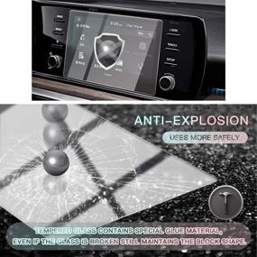 img 2 attached to 📱 CDEFG K5 DL3 2021 Car Display Touch Screen Protector: Tempered Glass 9H Anti-Scratch for K5 DL3 2021 Touchscreen (8 inch)