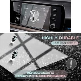 img 1 attached to 📱 CDEFG K5 DL3 2021 Car Display Touch Screen Protector: Tempered Glass 9H Anti-Scratch for K5 DL3 2021 Touchscreen (8 inch)