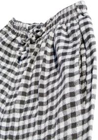 img 1 attached to 🔴 Cotton Flannel Checkered Medium Men's Clothing and Sleep & Lounge - Brave