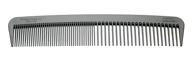 💈 расческа chicago comb model 6 из карбона: 17,8 см, графитово-черный, антистатическое качество. логотип