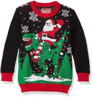 x-large boys' christmas sweater – hybrid apparel clothing and sweaters logo