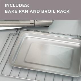 img 2 attached to 🍞 BLACK+DECKER 6-Slice Convection Countertop Toaster Oven TO3230SBD - Stainless Steel, Includes Bake Pan, Broil Rack, and Toasting Rack