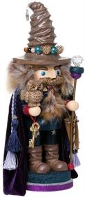 img 4 attached to 🦉 Kurt Adler 15-Inch Hollywood Wizard Nutcracker with Owl: A Spellbinding Addition to Your Collection