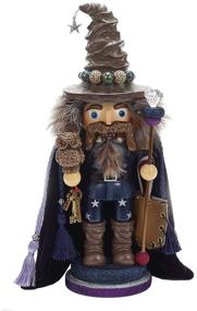 img 3 attached to 🦉 Kurt Adler 15-Inch Hollywood Wizard Nutcracker with Owl: A Spellbinding Addition to Your Collection