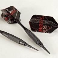 🎯 bottelsen devastators black steal 90% tungsten soft tip coarse knurl dart: ultimate precision for soft tip dart enthusiasts логотип