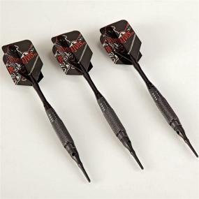 img 2 attached to 🎯 Bottelsen Devastators Black Steal 90% Tungsten Soft Tip Coarse Knurl Dart: Ultimate Precision for Soft Tip Dart Enthusiasts