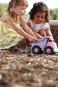 img 2 attached to 🚚 Green Toys Pink Dump Truck: BPA-Free, Phthalates-Free Play Vehicle for Developing Gross Motor and Fine Motor Skills