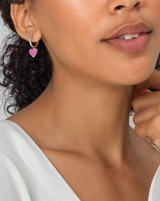 img 2 attached to 💖 Kendra Scott Ari Heart Huggie Earrings - Empowering Style and Enduring Charm for Fashion Enthusiasts