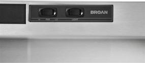 img 2 attached to 🔥 Broan-NuTone F402404: Efficient Stainless Steel 24-Inch Range Hood Insert with Under Cabinet Exhaust Fan & Light