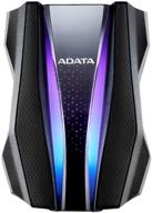 adata hd770g 2tb rgb usb 3.2 ip68 водонепроницаемый устойчивый к падениям и пыли внешний жесткий диск в черном цвете (ahd770g-2tu32g1-cbk) логотип