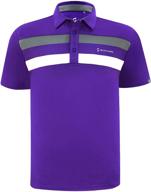 purple moisture-wicking savalino shirts material logo