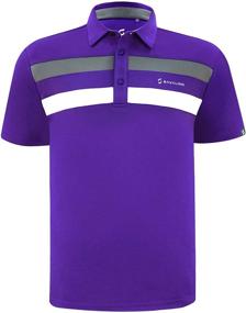 img 4 attached to Purple Moisture-Wicking SAVALINO Shirts Material