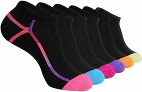 img 4 attached to 🧦 LITERRA Women's Ankle Low Cut Socks with Cushion - Ideal for Athletic, Sport, and Casual Use (Pack of 6)