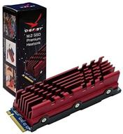 💥 red premium heatsink for digifast m.2 2280 ssd logo