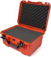 🧳 nanuk 933 waterproof hard case with foam insert - vibrant orange, enhanced seo logo