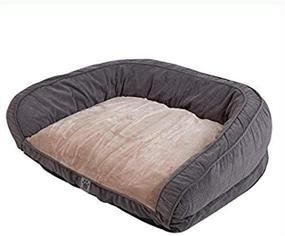 img 1 attached to Gray Precision Pet Daydreamer Gusset Couch - 35x27x11-Inch