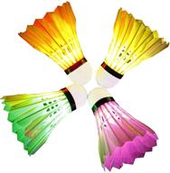 badminton shuttlecock lighting activities colorful логотип