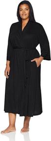 img 2 attached to 👘 N Natori Women's Plus-Size Congo Robe: Luxurious Comfort for Curvy Ladies