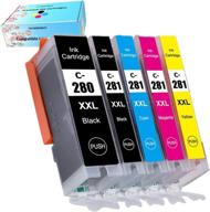 enhance your printing with f finders&amp;co compatible canon pgi-280 cli-281 xxl ink cartridges for pixma tr7520 ts9120 ts8120 ts8220 ts8320 (5-pack) logo