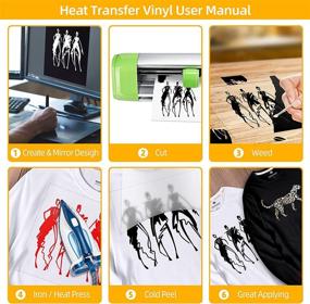 img 2 attached to Transfer Vinyl Bundle T Shirts 10Inx5Ft