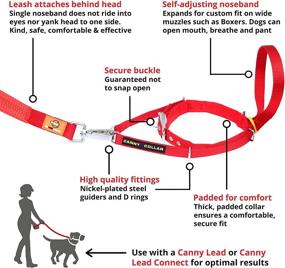 img 1 attached to 🐶 Canny Collar: The Powerful Dog Training Solution for Large Breeds, Effectively Stops Pulling During Walks - Black