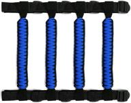 🚙 4 шт. рукоятки для джипа "wrangler" - комплект ручек для перекатной рамы для yj tj jk jku jl jlu sports sahara freedom rubicon x & unlimited - 1987-2020 (черно-синий) логотип