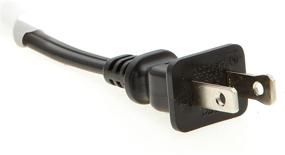 img 3 attached to InstallerParts 6-Foot 18AWG NEMA 1-15P to IEC C-7 Polarized 2-Prong Figure-8 Power Cord