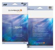 📦 clearbags resealable archival adhesive closure logo