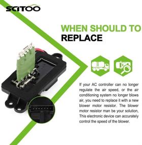 img 2 attached to 🔥 High-Quality SCITOO Blower Motor Resistor Switch for Buick Rainier & Chevrolet Trailblazer (2004-2009)