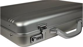 img 1 attached to World Traveler European Style Aluminum Briefcase