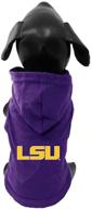 🐯 ncaa lsu tigers collegiate cotton lycra hooded dog shirt логотип