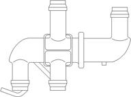 🔥 enhanced gm genuine parts heater water bypass valve (model 15-50419) logo