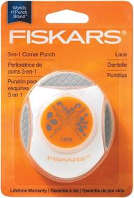 img 2 attached to 🔹 Fiskars 3-in-1 Corner/Border Punch, Lace 117290-1001 (Blue) - Enhance Your Crafting Projects!